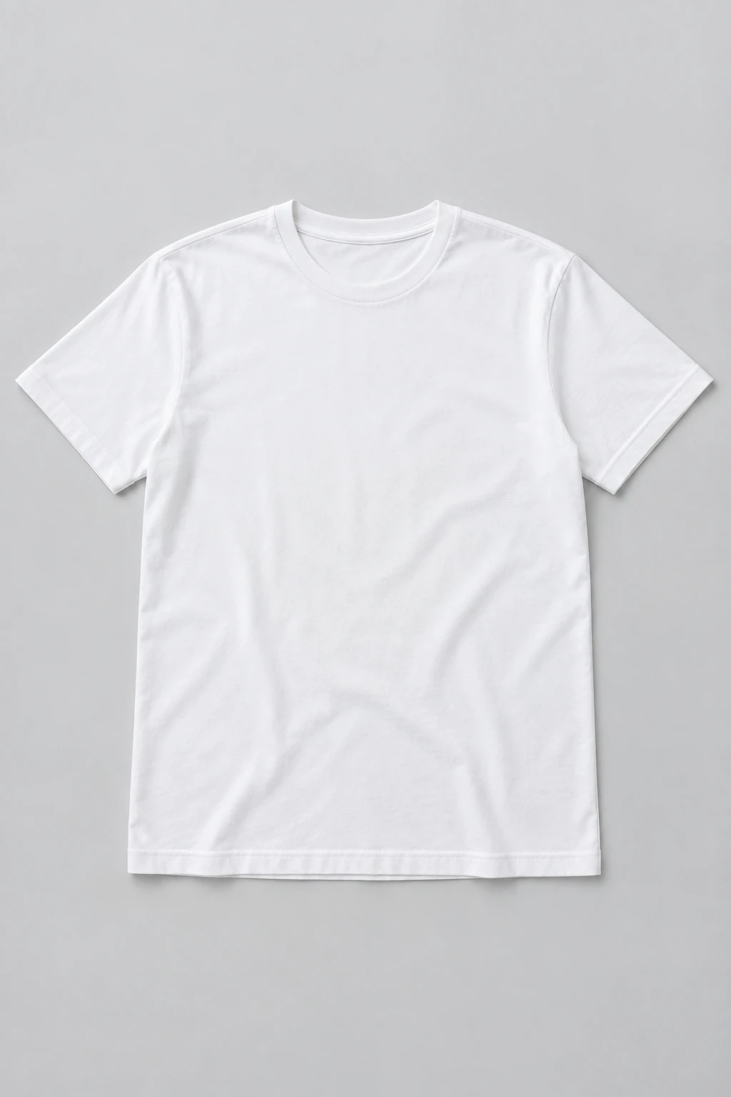 White White Regular Crew-neck T-shirt