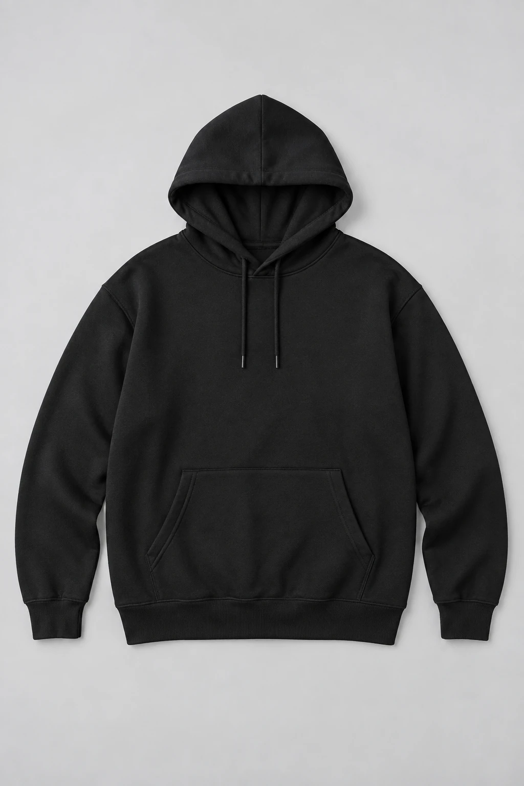 Black Black Pullover Hoodie